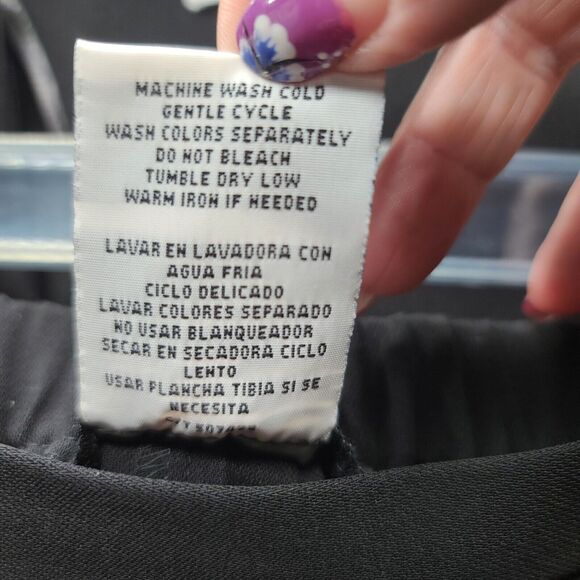 Danny & Nicole Womens 2 Piece Set Black Size 6P 100% Polyester Pants And Jacket - Picture 11 of 16